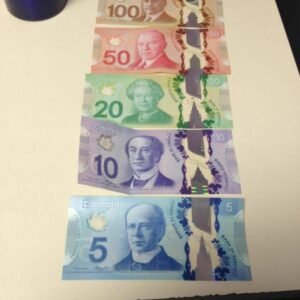 Grade B Canadian Banknotes